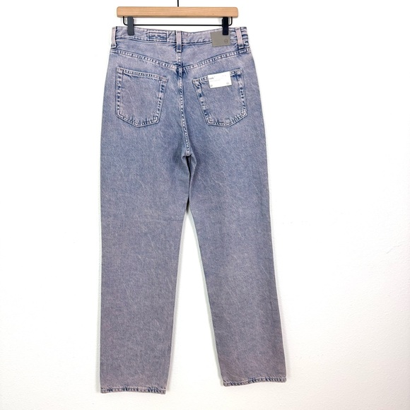 NEW AG Clove Relaxed Vintage Straight Jeans Moonwash Illusion Size 27 - Picture 8 of 12